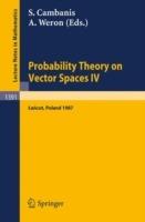Probability Theory on Vector Spaces IV: Proceedings of a Conference, held in Lancut, Poland, June 10-17, 1987 - cover
