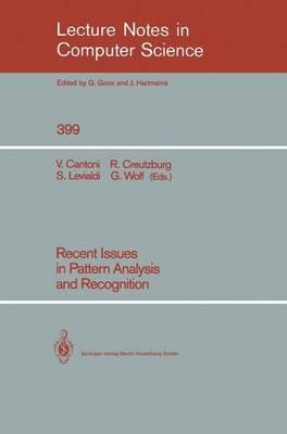 Recent Issues in Pattern Analysis and Recognition - cover