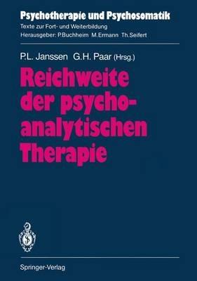 Reichweite der psychoanalytischen Therapie - cover