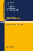 New Integrals: Proceedings of the Henstock Conference held in Coleraine, Northern Ireland, August 9-12, 1988 - cover