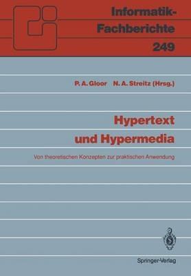 Hypertext und Hypermedia: Von theoretischen Konzepten zur praktischen Anwendung - cover