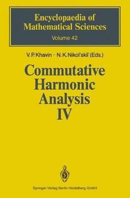 Commutative Harmonic Analysis IV: Harmonic Analysis in IRn - cover