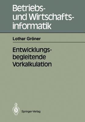 Entwicklungsbegleitende Vorkalkulation - Lothar Gröner - cover