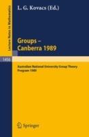 Groups - Canberra 1989: Australian National University Group Theory Program 1989 - cover