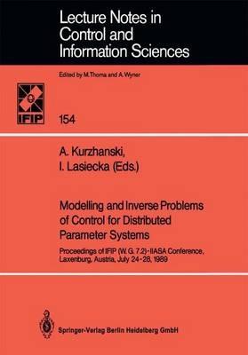 Modelling and Inverse Problems of Control for Distributed Parameter Systems: Proceedings of IFIP (W.G.7.2)-IIASA Conference, Laxenburg, Austria, July 24–28, 1989 - cover