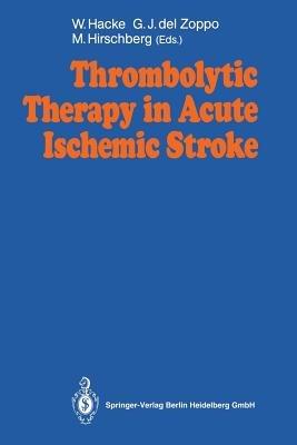 Thrombolytic Therapy in Acute Ischemic Stroke - cover