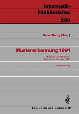 Mustererkennung 1991: 13. DAGM-Symposium München, 9.–11. Oktober 1991 - cover
