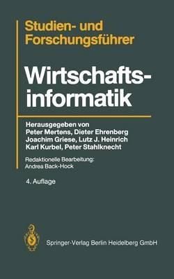 Studien— und Forschungsführer: Wirtschaftsinformatik - cover