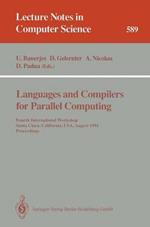 Languages and Compilers for Parallel Computing: Fourth International Workshop, Santa Clara, California, USA, August 7-9, 1991. Proceedings