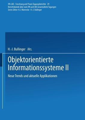Objektorientierte Informationssysteme II: Neue Trends und aktuelle Applikationen - cover
