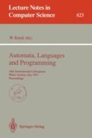 Automata, Languages and Programming: 19th International Colloquium, Wien, Austria, July 13-17, 1992. Proceedings - cover