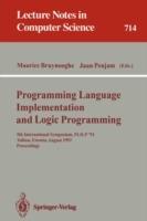 Programming Language Implementation and Logic Programming: 5th International Symposium, PLILP '93, Tallinn, Estonia, August 25-27, 1993. Proceedings - cover