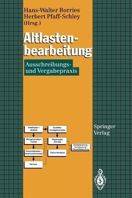 Altlastenbearbeitung: Ausschreibungs- und Vergabepraxis - cover