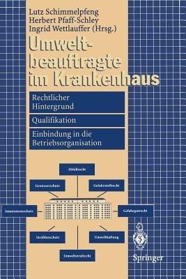 Umweltbeauftragte im Krankenhaus: Rechtlicher Hintergrund, Qualifikation, Einbindung in die Betriebsorganisation - cover