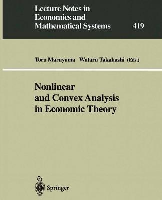 Nonlinear and Convex Analysis in Economic Theory - cover