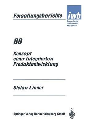 Konzept einer integrierten Produktentwicklung - Stefan Linner - cover
