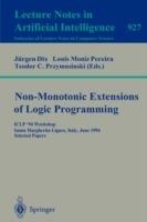 Non-Monotonic Extensions of Logic Programming: ICLP '94 Workshop, Santa Margherita Ligure, Italy, June 17, 1994. Selected Papers - cover