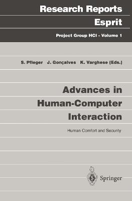 Advances in Human-Computer Interaction: Human Comfort and Security - cover