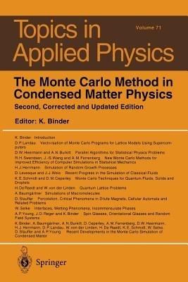 The Monte Carlo Method in Condensed Matter Physics - cover