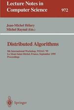 Distributed Algorithms: 9th International Workshop, WDAG '95, Le Mont-Saint-Michel, France, September 13 - 15, 1995. Proceedings