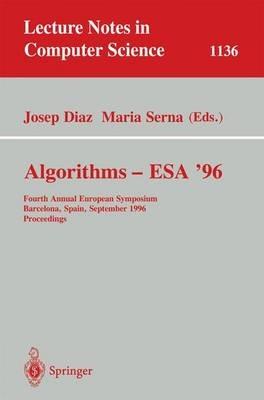 Algorithms - ESA '96: Fourth Annual European Symposium, Barcelona, Spain, September 25-27, 1996. Proceedings - cover