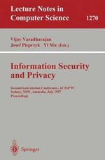 Information Security and Privacy: Second Australasian Conference, ACISP '97, Sydney, NSW, Australia, July 7-9, 1997 Proceedings