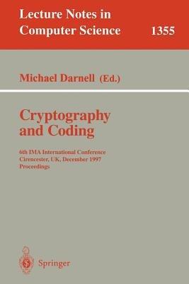 Cryptography and Coding: 6th IMA International Conference, Cirencester, UK, December 17-19, 1997, Proceedings - cover