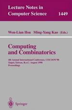 Computing and Combinatorics: 4th Annual International Conference, COCOON’98, Taipei, Taiwan, R.o.C., August 12–14, 1998