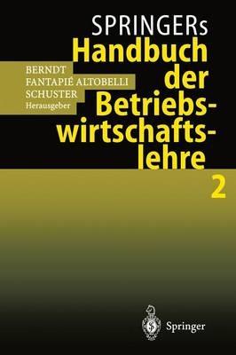 Springers Handbuch der Betriebswirtschaftslehre 2 - cover