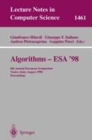 Algorithms - ESA '98: 6th Annual European Symposium, Venice, Italy, August 24-26, 1998, Proceedings - cover