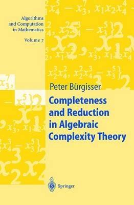 Completeness and Reduction in Algebraic Complexity Theory - Peter Bürgisser - cover