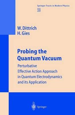 Probing the Quantum Vacuum: Perturbative Effective Action Approach in Quantum Electrodynamics and its Application - Walter Dittrich,Holger Gies - cover
