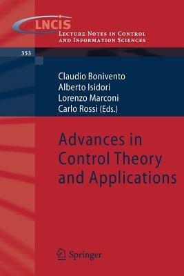 Advances in Control Theory and Applications - cover