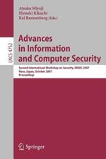 Advances in Information and Computer Security: Second International Workshop on Security, IWSEC 2007, Nara, Japan, October  29-31, 2007, Proceedings