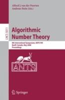 Algorithmic Number Theory: 8th International Symposium, ANTS-VIII Banff, Canada, May 17-22, 2008 Proceedings - cover