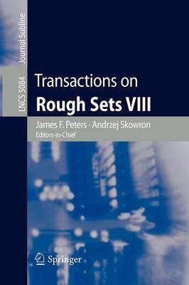 Transactions on Rough Sets VIII - cover