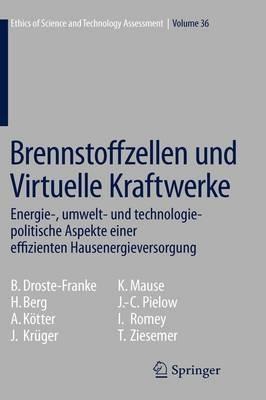 Brennstoffzellen und Virtuelle Kraftwerke: Energie-, umwelt- und technologiepolitische Aspekte einer effizienten Hausenergieversorgung - Bert Droste-Franke,Holger Berg,Annette Kötter - cover