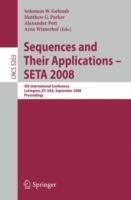 Sequences and Their Applications - SETA 2008: 5th International Conference Lexington, KY, USA, September 14-18, 2008,  Proceedings - cover
