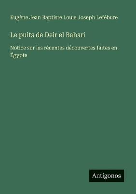 Le puits de Deir el Bahari: Notice sur les récentes découvertes faites en Égypte - Eugène Lefébure - cover