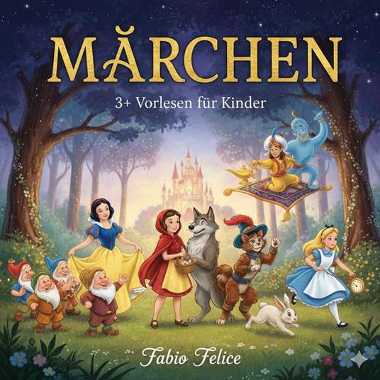 Märchen.Alice im Wunderland,Aschenputtel,Das hässliche Entlein,Die schöne und das Biest,Der Nussknackerprinz,Das Dschungelbuch,Schneewittchen,Rotkäppchen,Der gestiefelte Kater,Der selbstsüchtige Riese,Der Zinnsoldat,Die wilden Schwäne,Peter Pan - Fabio Felice - ebook
