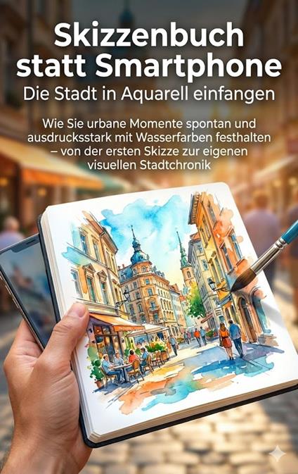 Skizzenbuch statt Smartphone: Die Stadt in Aquarell einfangen
