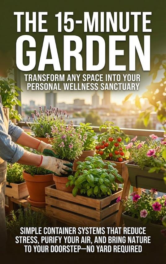 The 15-Minute Garden: Transform Any Space Into Your Personal Wellness Sanctuary
