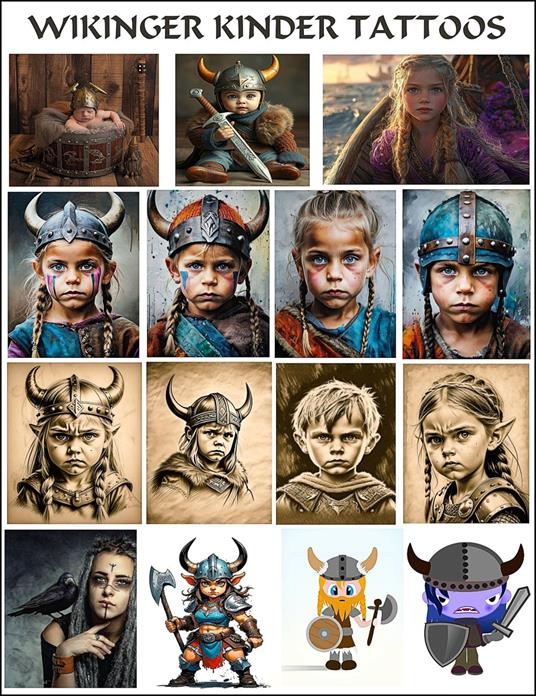 33 Wikinger Kinder Tattoos.