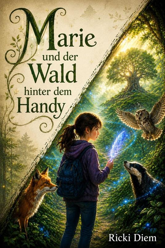 Marie und der Wald hinter dem Handy - Ricki Diem - ebook