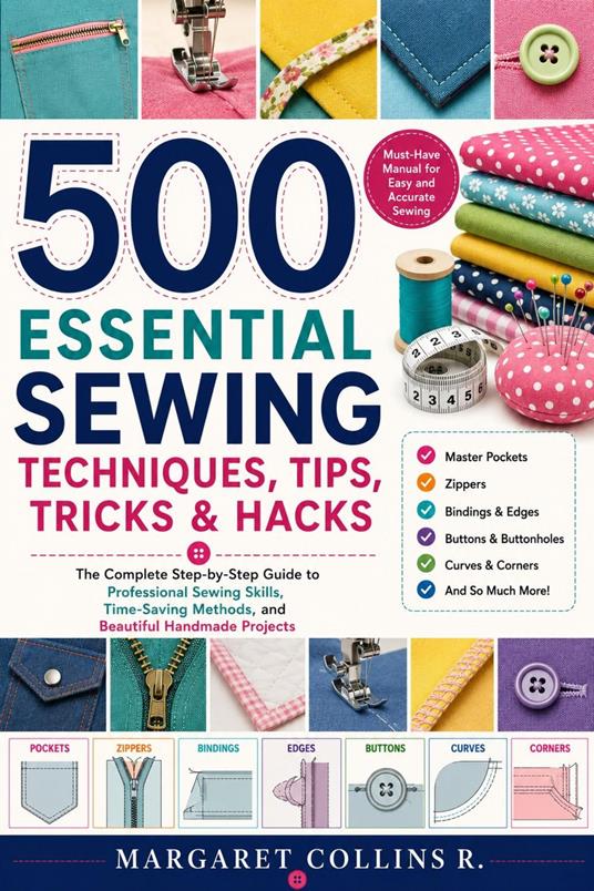 500 Essential Sewing Techniques, Tips, Tricks & Hacks