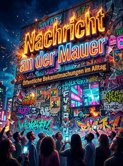 Nachricht an der Mauer
