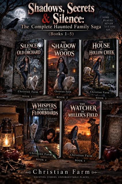 "Shadows, Secrets & Silence: The Complete Haunted Family Saga (Books 1–5) - Christian Farm - ebook