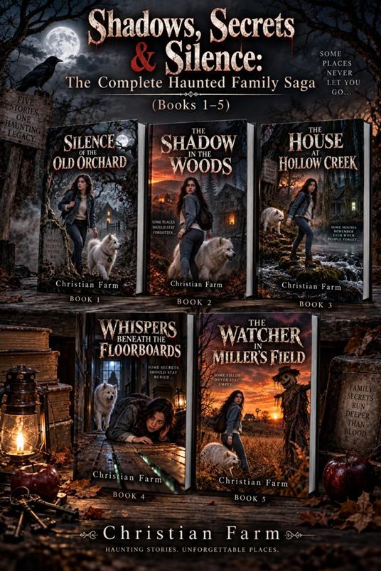 "Shadows, Secrets & Silence: The Complete Haunted Family Saga (Books 1–5) - Christian Farm - ebook