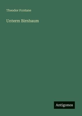 Unterm Birnbaum - Theodor Fontane - cover