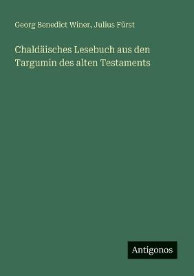 Chaldäisches Lesebuch aus den Targumin des alten Testaments - Georg Benedict Winer,Julius Fürst - cover